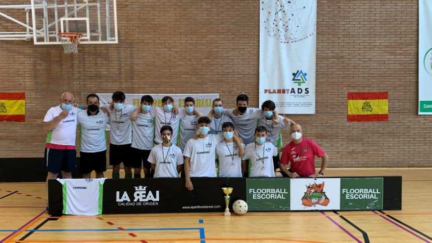 Floorball Escorial se proclama Campeón de España Cadete